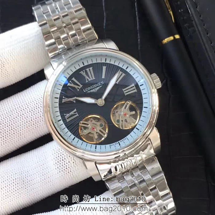 LONGINES浪琴 卓越飛輪 全自動機械 男士腕表 WSS1848